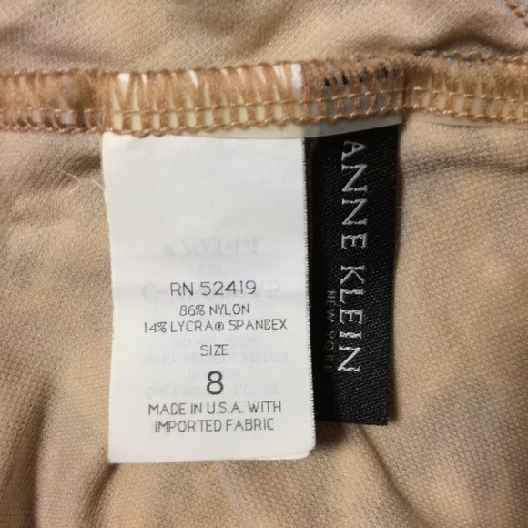 Anne Klein cheetah maillot swimsuit, size 8, like new! - Picture 14 of 15